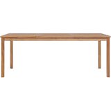  Vrtni blagovaonski set od 9 dijelova 200 x 100 cm masivno tikovino drvo | shoptok.hr