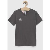 Adidas Dječja pamučna majica kratkih rukava ENT22 TEE Y boja: siva, s aplikacijom | shoptok.hr