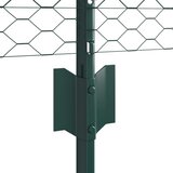  Stupovi ograde 11 kom U-kanal zelena 40 cm čelik šesterokutna ograda zelena 0.4x50 m čelik | shoptok.hr