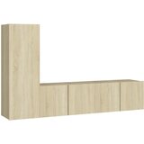 Furnova Komplet TV omaric 3-delni sonoma hrast iverna plošča, (21922544) | Shoptok.si
