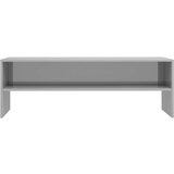 TV ormarić od iverice visoki sjaj sivi 120 x 40 x 40 cm | shoptok.hr
