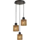 Toolight Viseća Lampa APP1820-3CPR NATURE BLACK | shoptok.hr