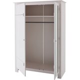 Støraa Bijeli ormar od masivnog bora s ogledalom 120x170 cm Bertram – | shoptok.hr