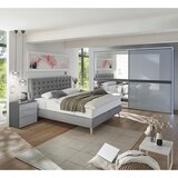 Welnova POSTELJA BOXSPRING 180 cm x 200 cm , tekstil svetlo siva | Shoptok.si
