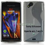  Gumijasti / gel etui S-Line za Sony Ericsson Xperia arc / Xperia arc S - prozorni Cene