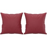  2-dijelni set sofa s jastucima boja vina od umjetne kože | shoptok.hr