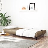 vidaXL Kavč dvosed z ležiščem kapučino umetno usnje | Shoptok.si