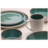 Bitz Bijeli/zeleni desertni tanjur od kamenine ø 21 cm White/Green – | shoptok.hr