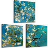  Slika - Blooming Almond (3 Parts) 120x40 Cijene