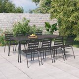 The Living Store Vrtni stol antracit 200x100x71 cm čelični | shoptok.hr