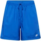 Nike Sportswear Hlače 'CLUB' kraljevsko plava / bijela