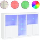  The Living Store Komoda z LED lučkami bela 162x37x100 cm - Komoda, (21502214) | Shoptok.si