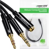 Ugreen AVDIO SPLITTER KABEL MINI JACK 35 MM ZA SLUŠALKE MIKROFON ČRN, (5000347142) Cene