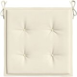 vidaXL jastuci za vrtne stolice 6 kom krem 50 x 50 x 3 cm od tkanine | shoptok.hr