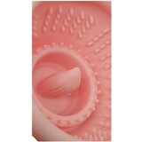 Lonely - punjivi, vodootporni vibrator za grudi s usisnim lizanjem (ružičasti) | shoptok.hr