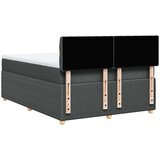  Okvir kreveta s oprugama i madrac svjetlosivi 160x200cm tkanina | shoptok.hr
