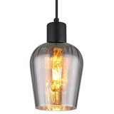 Globo 15627 - viseći visilica na sajli ryan 1xE27/40W/230V ø 13,5 cm crna | Eponuda.com