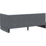  Kutni okvir kreveta Tamno siva 90 cm x 190 cm Baršun | shoptok.hr