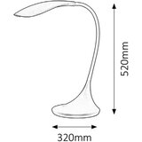 Rabalux dominic stona lampa led 4,5W šampanjac bela | Eponuda.com
