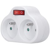 solight P97 - Razdelna utičnica sa prekidačem 2x10A/230V | Eponuda.com