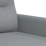 2-dijelni set sofa s jastucima svjetlosivi od tkanine | shoptok.hr