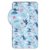 Jerry Fabrics Modra napenjalna enojna bombažna otroška rjuha Lilo & Stitch "Blue" – | Shoptok.si