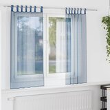 Voile zavjese s petljama 2 kom. kraljevsko plave 140x175 cm | Shoptok.si