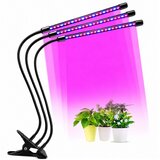  LED lampa za uzgoj i osvjetljavanje biljaka, trostruki moduli, kopča | shoptok.hr