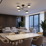 Brilagi LED RGB prigušiva prislonjen luster MONO 4xGX53/14W/230V Wi-Fi Tuya crna | Eponuda.com
