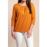 Fenzy Top S 3/4 Rukavima Za Veće Veličine, Narančaste Boje | shoptok.hr