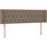 Uzglavlje s ušima smeđesivo 163x16x78/88 cm od tkanine | shoptok.hr