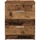  Noćni ormarići 2 kom s 2 ladice staro drvo 40x36x50 cm | shoptok.hr