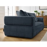 Bobochic Paris Temno modra sedežna garnitura iz šenilje 237 cm Whesley – | Shoptok.si
