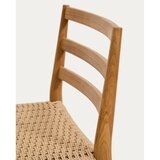Kave Home Barski stol iz masivnega hrasta v naravni barvi (višina sedeža 65 cm) Analy – | Shoptok.si