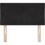  LED vzglavje z LED lučmi Geometrični Črna 80 cm Žamet, (5000044015) | Shoptok.si