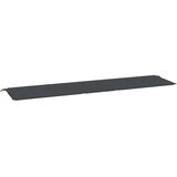 Jastuk za vrtnu klupu crni 200x50x4 cm od tkanine Oxford | shoptok.hr