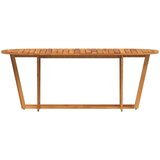  Vrtni blagovaonski stol ovalni 200x90x75 cm masivno drvo akacije | shoptok.hr
