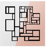 Wallity dekorativni metalni zidni dodatak squares metal deco | Eponuda.com