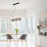 BRILONER Luster na sajli RHON 3xE14/25W/230V kaučukovo drvo | Eponuda.com