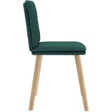  Jedilni stoli 6 kosov temno zeleno blago, (21822264) | Shoptok.si