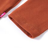  Dječja majica s dugim rukavima boja konjaka 116 | shoptok.hr
