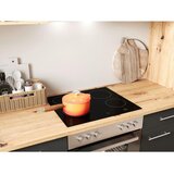 RESPEKTA Kotna Kuhinja Z Aparati Hilde, Siva, Barva Hrasta | Shoptok.si