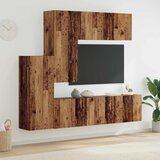 vidaXL TV zidna enota 5 pcs Star les Konstruiran les | Shoptok.si