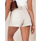 DStreet Spodenki damskie SUMERLUXE jasnobeżowe | Shoptok.si