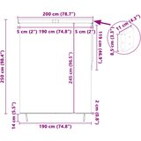 Rolo zavjesa Plava i bijela 200 x 250 cm Tkanina i aluminij | Shoptok.si