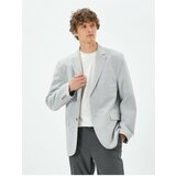 Koton Blazer Jacket Slim Fit Buttoned Double Pocket Detailed cene