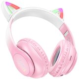 Slusalice BEZICNE SA MIKROFONOM W42 CAT EARS CHERRY HOCO | Eponuda.ba