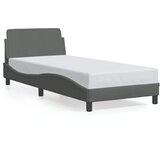  Okvir za krevet Dover tamnosivi 80x200 cm od tkanine | Eponuda.com