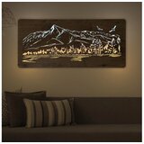  Li-Go 5589/A/DUB2 - LED zidna dekoracija LED/10W/5V 30000 mAh 110x50 cm hrast | Eponuda.com