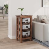  Bocni stol Smeđa 38 x 28 x 72 cm Čvrsto mahagonijevo drvo | shoptok.hr